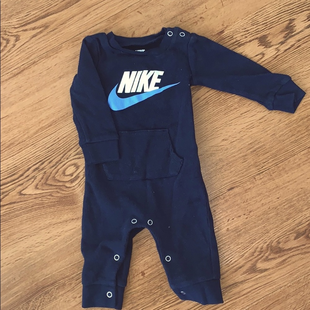 Navy Blue Boys Nike Onesie 6M